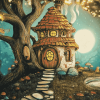 Fairy House Fantasy Diamond Painting