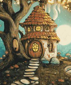 Fairy House Fantasy Diamond Painting