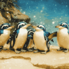 Fantasy Fairy Penguins Diamond Painting