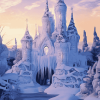 Fantasy Ice Palace Animation Diamond Painting