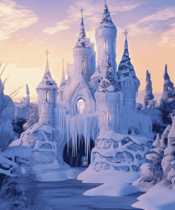 Fantasy Ice Palace Animation Diamond Painting