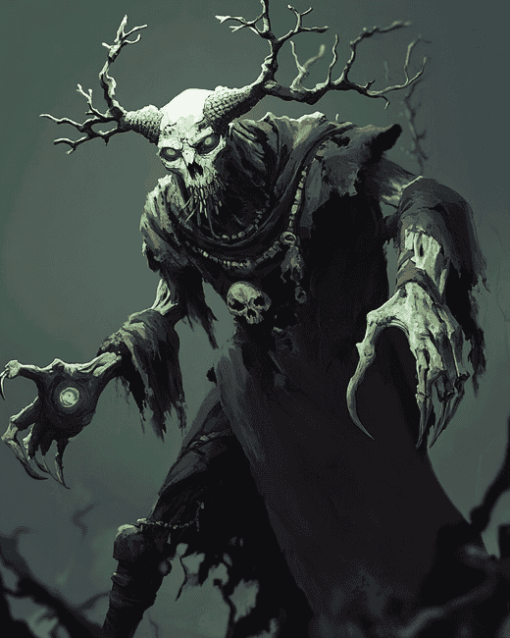 Fantasy Lich Monster Diamond Painting