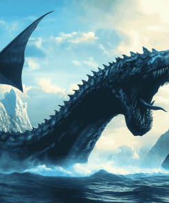 Fantasy Sea Serpent Diamond Painting