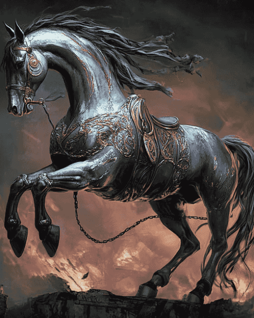 Fantasy Sleipnir Animation Diamond Painting