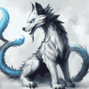 Fantasy Wolf Dragon Diamond Painting