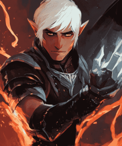 Fenris Dragon Age Character Diamond Painting