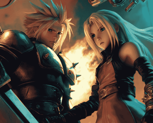 Final Fantasy 7 Adventures Diamond Painting