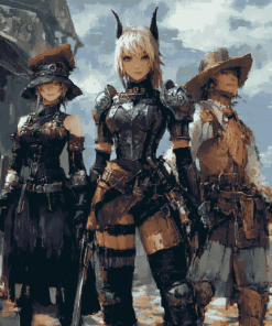 Final Fantasy XIV Online Adventure Diamond Painting