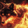 Fire Wolf Art Diamond Painting