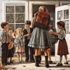 First Day Classroom Vintage Diamond Painting