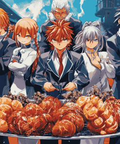 Food Wars Anime Diamond Painting