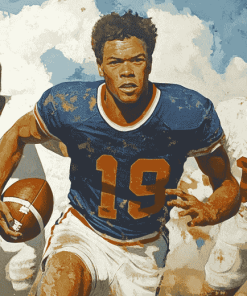 Football Legend Gale Sayers Diamond Painting