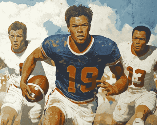 Football Legend Gale Sayers Diamond Painting