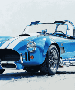 Ford Shelby Cobra Vintage Diamond Painting