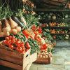 Fresh Vegetables Grocery Diamond Painting