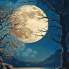 Full Moon Sky Diamond Painting