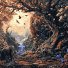 Garden Of Eden Fantasy Diamond Painting