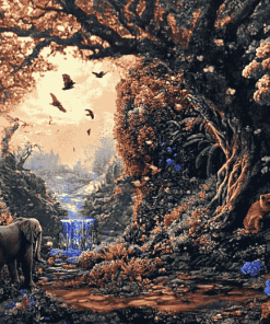 Garden Of Eden Fantasy Diamond Painting