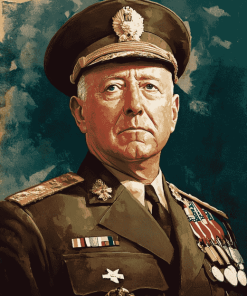 George Patton Military Diamond Painting