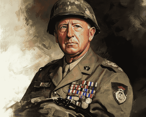 George Patton Military Legend Diamond Painting