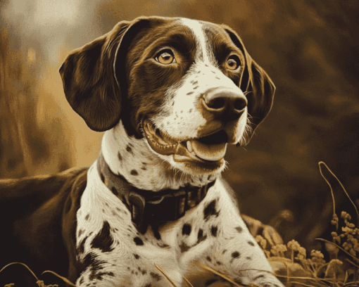 German Shorthaired Pointer Puppy Diamond Painting