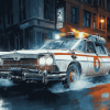 Ghostbusters Ecto 1 Car Diamond Painting