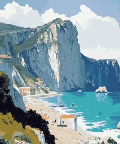 Gibraltar Beaches Diamond Painting