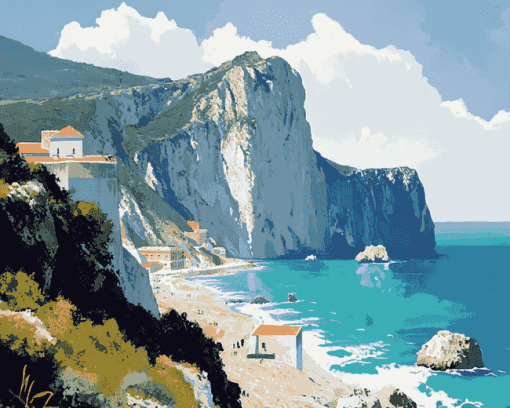 Gibraltar Beaches Diamond Painting