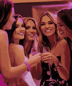 Girls Night Out Film Diamond Painting