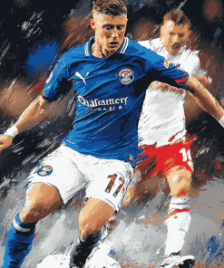 Glasgow Rangers Footballer Diamond Painting