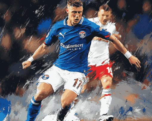 Glasgow Rangers Footballer Diamond Painting