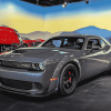 Gleaming Grey Dodge Hellcat Diamond Painting