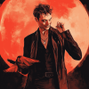 Glimpse of Crowley Good Omens Diamond Painting