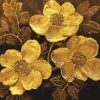 Golden Blossoms Diamond Painting