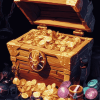 Golden Pirate Treasures Diamond Painting