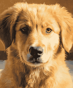 Golden Shepherd Puppies Diamond Painting