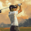 Golf Legend Viktor Hovland Diamond Painting