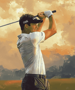 Golf Legend Viktor Hovland Diamond Painting