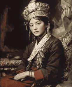 Gorgeous Tibetan Woman Diamond Painting