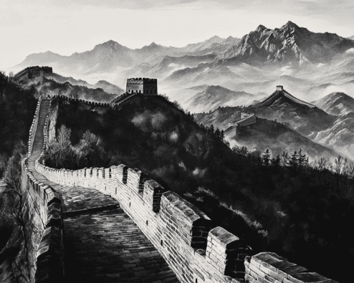 Great Wall of China Landscape Diamond Painting