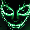 Green Neon Mask Animation Diamond Painting