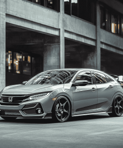 Grey Honda Hatchback Style Diamond Painting