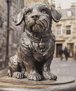 Greyfriars Bobby Statue Diamond Painting