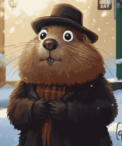 Groundhog Day Animation Diamond Painting