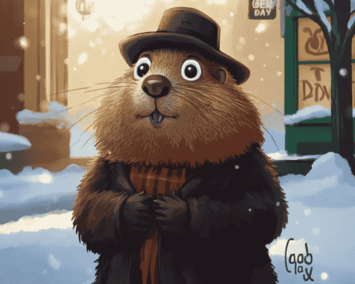 Groundhog Day Animation Diamond Painting