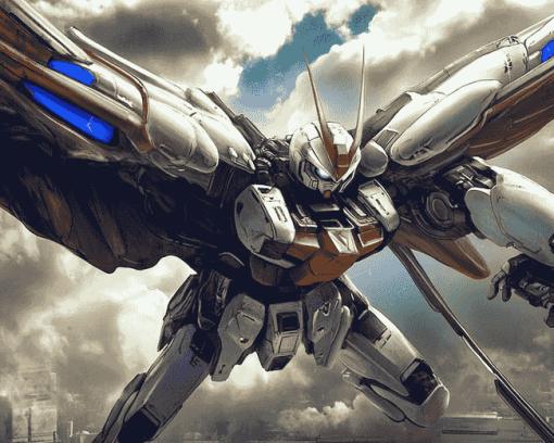 Gundam Wing Robot Anime Diamond Painting