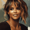 Halle Berry Celebrity Diamond Painting