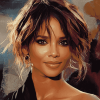 Halle Berry Celebrity Diamond Painting