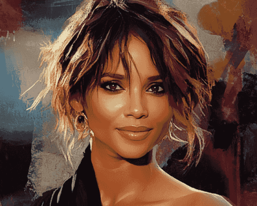 Halle Berry Celebrity Diamond Painting