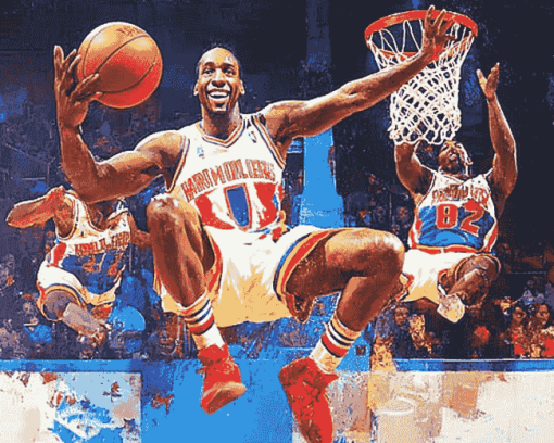 Harlem Globetrotters Basketball Diamond Painting